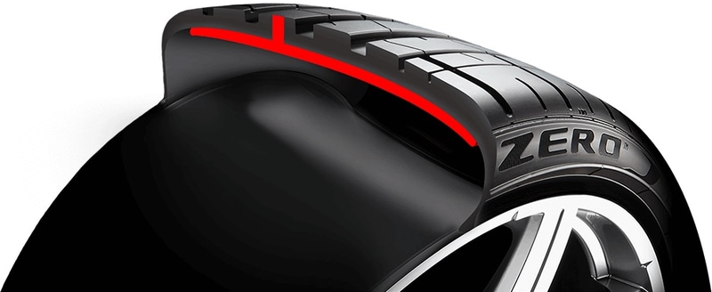 シールインサイド技術は、タイヤ内のトレッド部に対応するエリアに設けられ、パンク時には外部からの異物が刺さったままかどうかに関わらずパンクした部分を塞ぎ、空気漏れを防止する