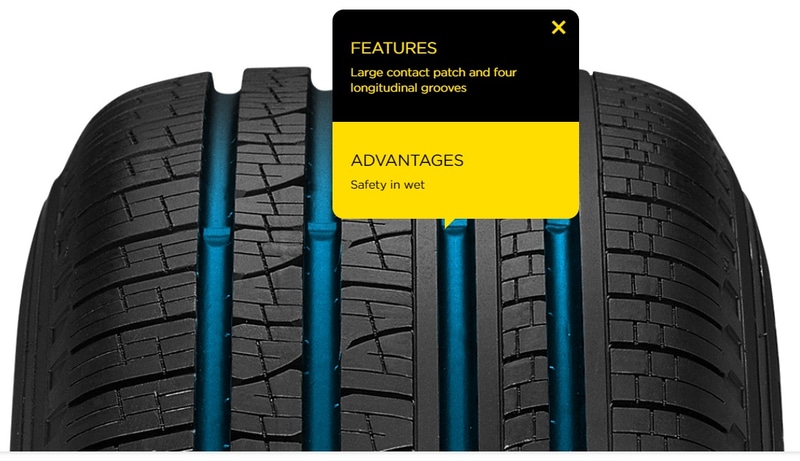 濡れた状態での安全性を確保する大きな接地面と4つの縦溝