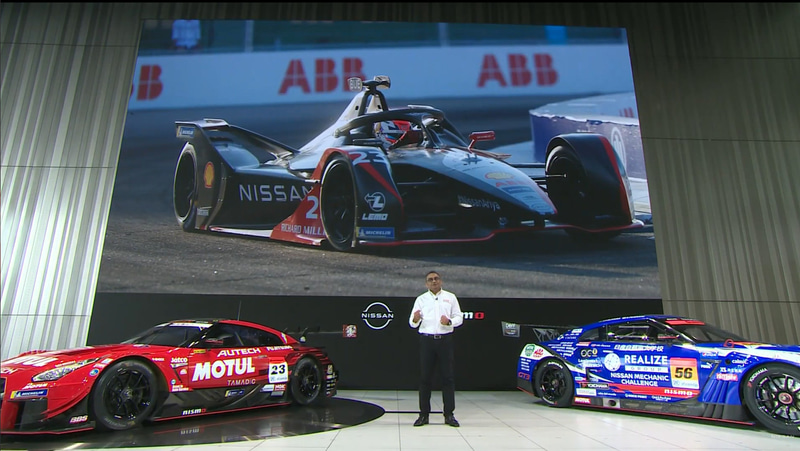 日産/ニスモのモータースポーツ体制を発表する日産自動車株式会社 最高執行責任者（COO） アシュワニ・グプタ氏