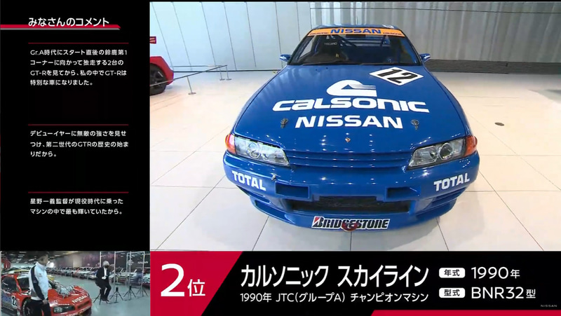 カルソニック スカイライン（1990年JTCチャンピオン、グループA仕様、BNR32型）