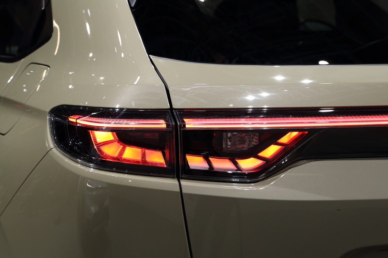 リアコンビネーションランプの点灯状態