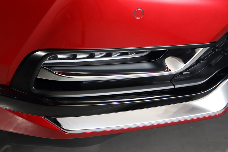 フォグランプ部分にもフォグライトガーニッシュが設定されている