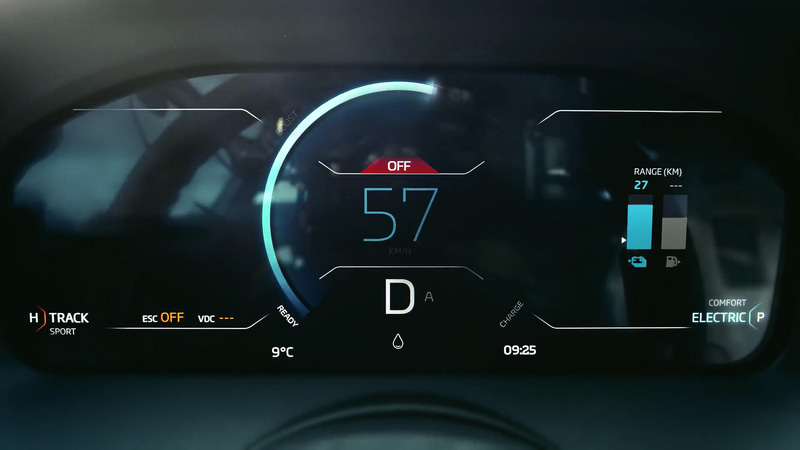 EV走行時のメーター