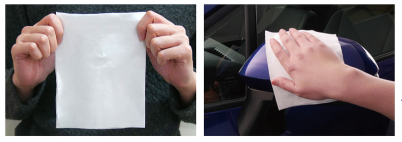 新製品のシート。半分に折った状態でもかなりのサイズ