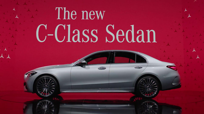 デジタルワールドプレミアされた新型Cクラス