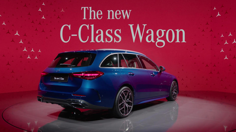 デジタルワールドプレミアされた新型Cクラス