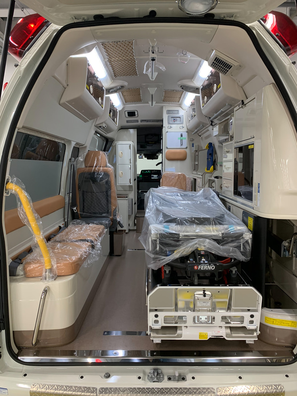 救急車の車内