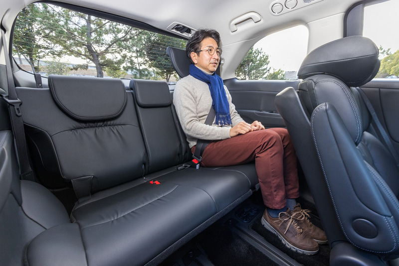 3列目シートの快適性が高いこともオデッセイの美点