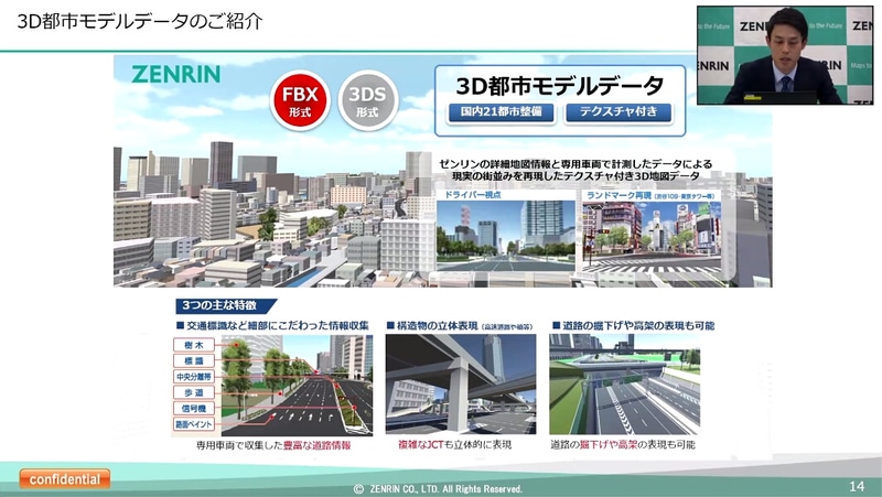 3D都市モデルデータ