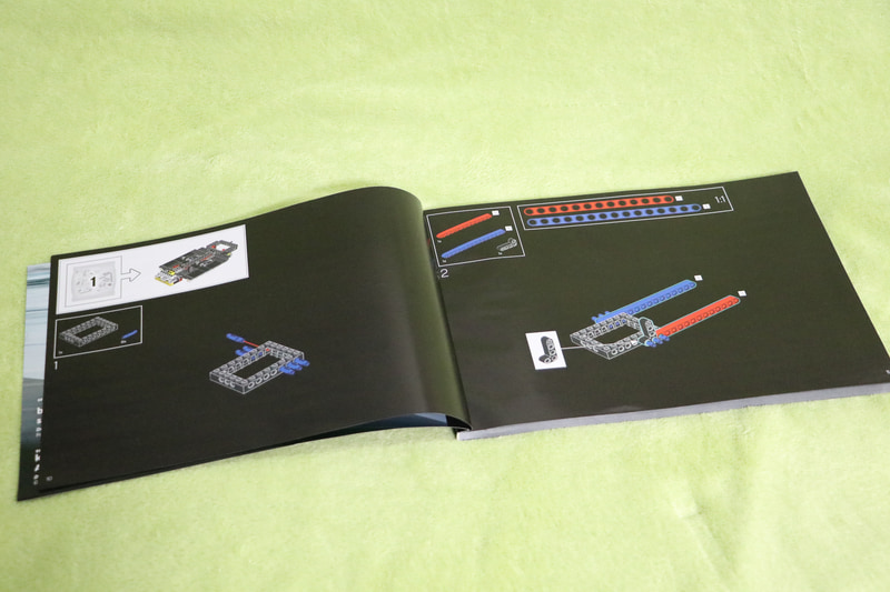 図のみだが大きくて分かりやすい組み立て説明書