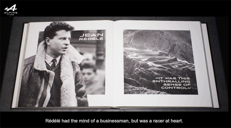 発表会で紹介されたアルピーヌの歴史