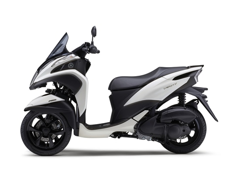 ヤマハ、フロント2輪バイク「トリシティ 125」に新色イエローを追加
