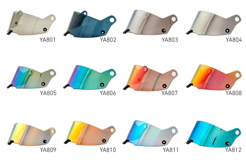 スティーロのヘルメットにはバイザーやエアロパーツ、そしてシールド固定用のカラースクリューなどオプション品も多い。とくにカーボンヘルメットは塗装せず被ることが多いので、カラースクリューやシールドで個性を出すケースも多いようだ。こうしたパーツもスティーロストアで手に入る