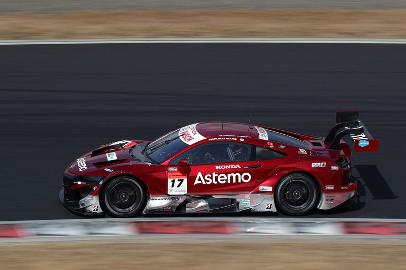 17号車 Astemo NSX-GTは赤を基調としたカラーリングとなった