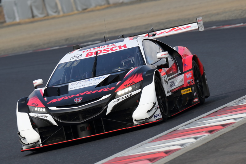 GT500のもう一台のダンロップタイヤ装着車、64号車 Modulo NSX-GT（伊沢拓也/大津弘樹、DL）
