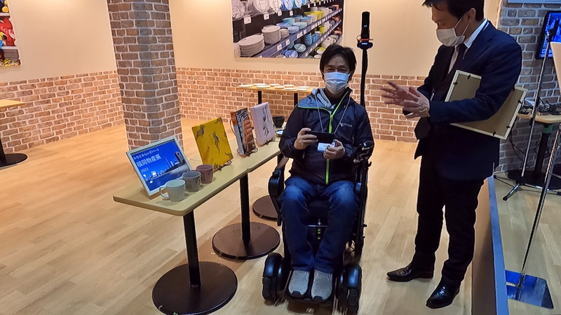 車いすユーザーとしては手ぶらで買い物ができるのはありがたい！