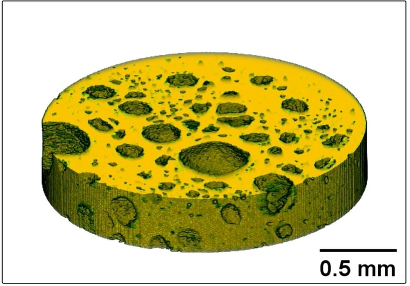 高速4D-CT法で観察されたゴムの破壊が進行する様子
