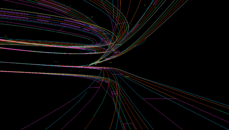 高精度3次元地図データ（HDマップ）イメージ