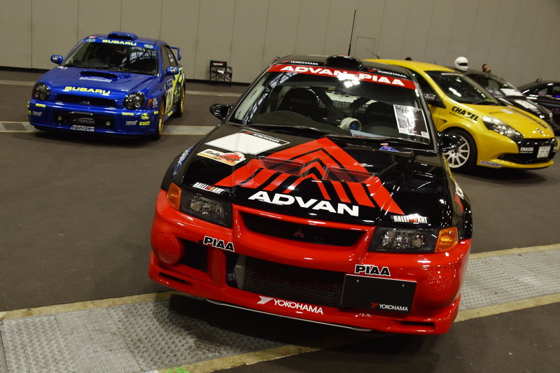 ラリージャパンで盛り上がる中部地方だけあって、ラリー関連の出展も