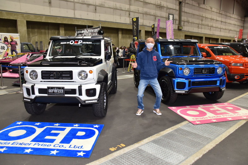 各種カスタムから街道レーサールックのマシンまで幅広く展示