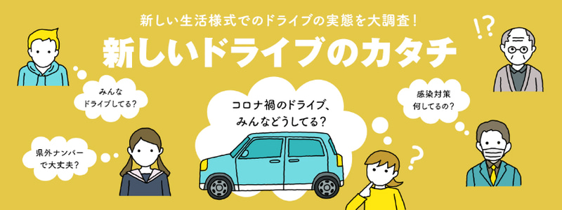 ドライブに対する意識や傾向を分析し、分かりやすく可視化したWebサイト「新しいドライブのカタチ」を公開