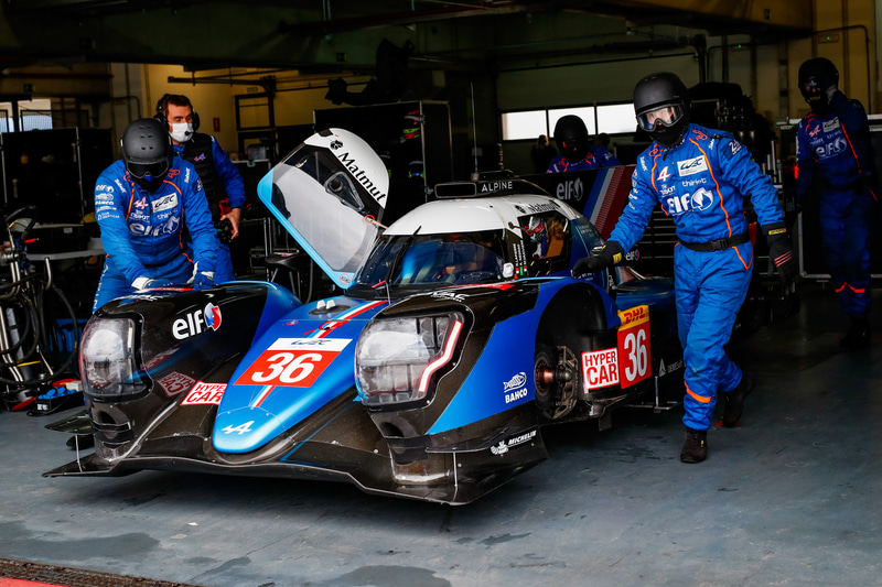 テスト走行時の様子