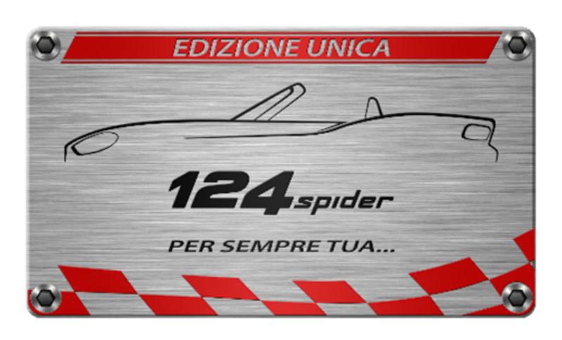 FCA本社のデザインセンター「Centro Stile」において、この車両のためだけにデザインされた特別バッジ