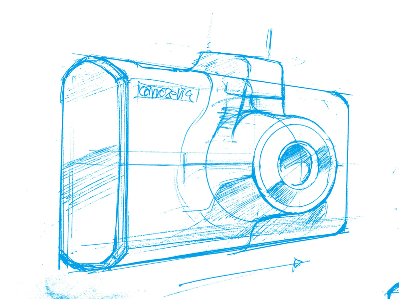 開発途中のデザインスケッチ