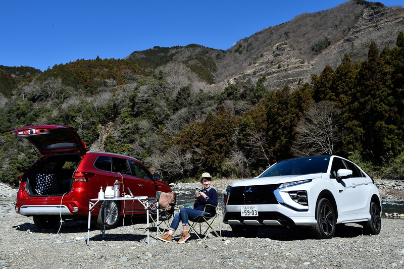 PHEVを駆使して大自然でリモートワーク