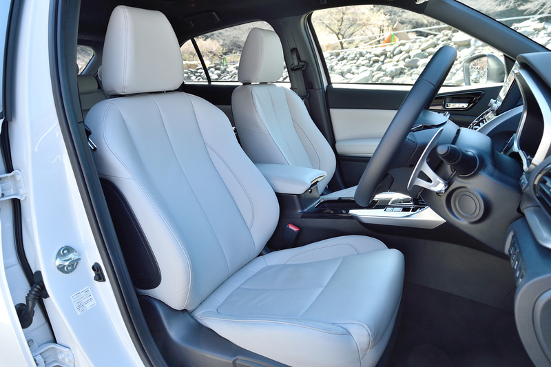 ライトグレーのレザーシート仕様も用意される