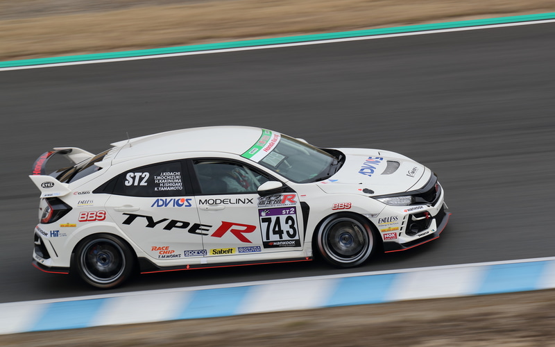 743号車 Honda R&D Challenge FK8（木立純一/石垣博基/柿沼秀樹/望月哲明組）