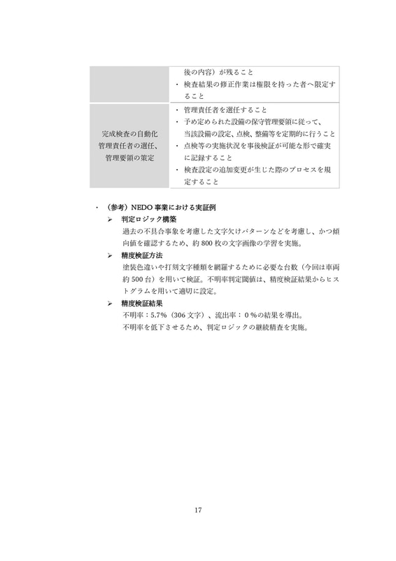 完成検査の改善・合理化に向けた検討会　令和2年度報告書（本文）