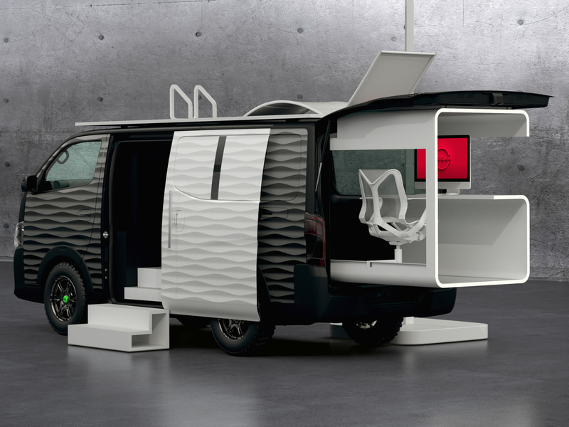 NV350 CARAVAN OFFICE POD CONCEPT