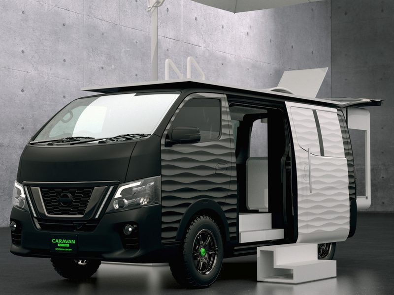NV350 CARAVAN OFFICE POD CONCEPT