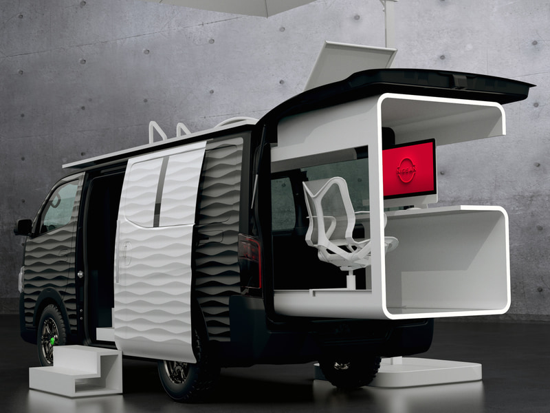 NV350 CARAVAN OFFICE POD CONCEPT