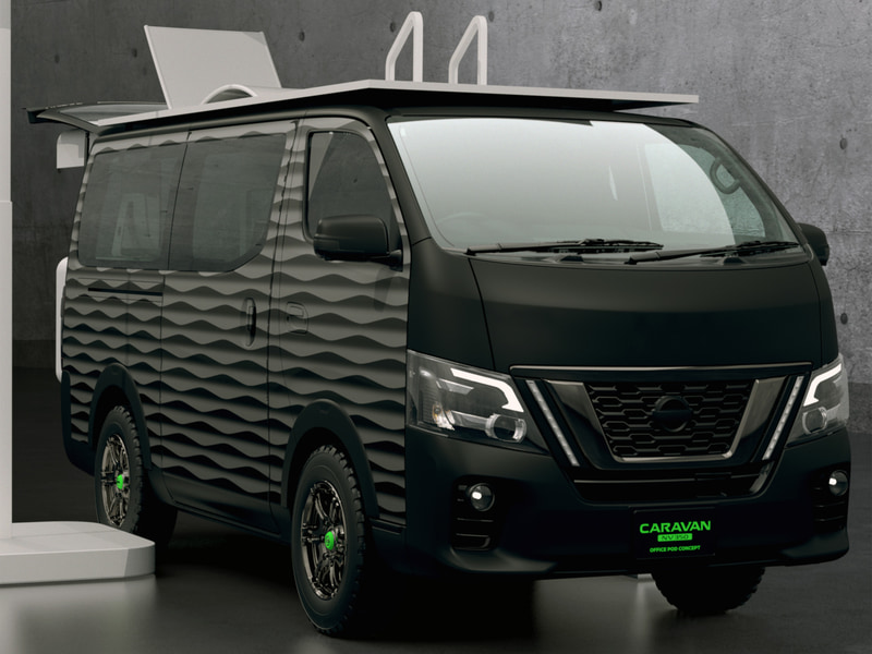 NV350 CARAVAN OFFICE POD CONCEPT