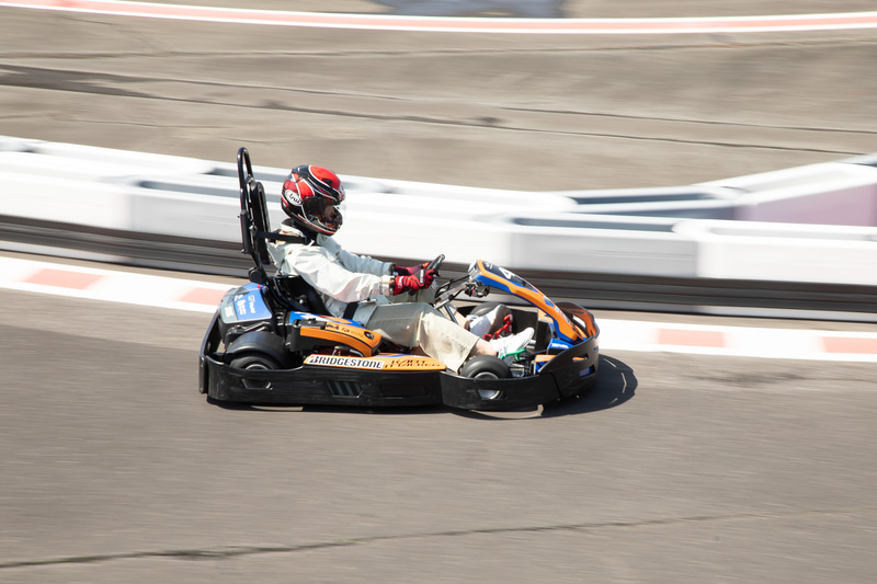 なかなか攻略法が見い出せないまま5周のレースが終了。夫、やりますね