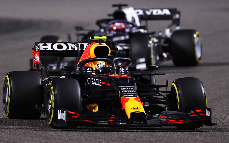 第1戦バーレーンGPで2位となったレッドブル・ホンダのマックス・フェルスタッペン選手　（C）Getty Images / Red Bull Content Pool