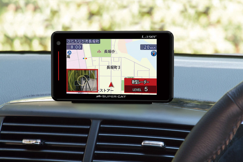 ダッシュボードに直付けの場合