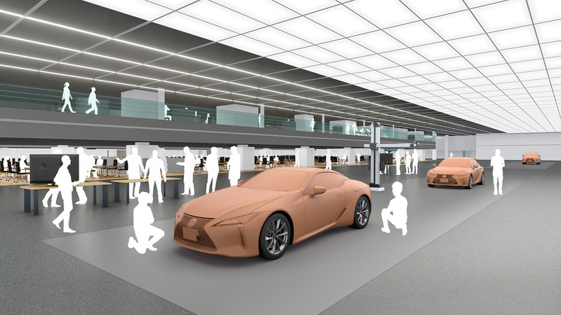 レクサスの新施設（イメージ図）