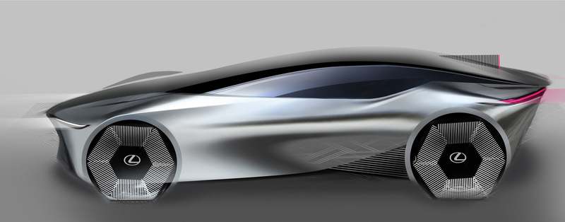 LF-Z Electrified デザインスケッチ