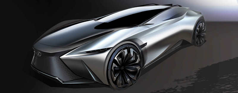 LF-Z Electrified デザインスケッチ