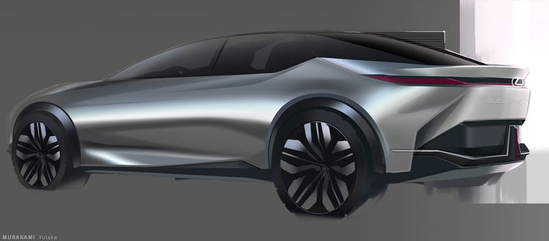 LF-Z Electrified デザインスケッチ