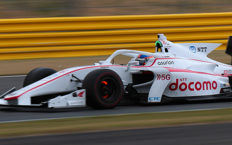 5位に入った笹原右京選手（6号車 DOCOMO DANDELION M6Y SF19/ホンダ）