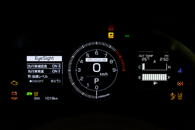 7インチ液晶を採用したメーターパネル