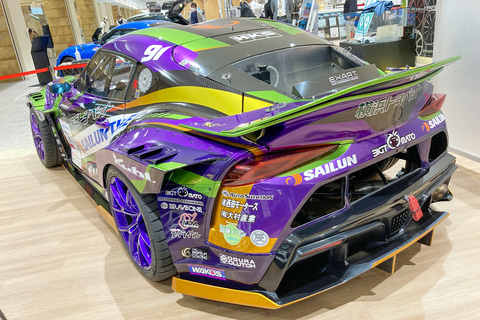 エヴァンゲリオンレーシング、D1参戦マシン「エヴァRT初号機SAILUN