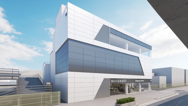 4月17日にグランドオープンする「マセラティ 名古屋インター」