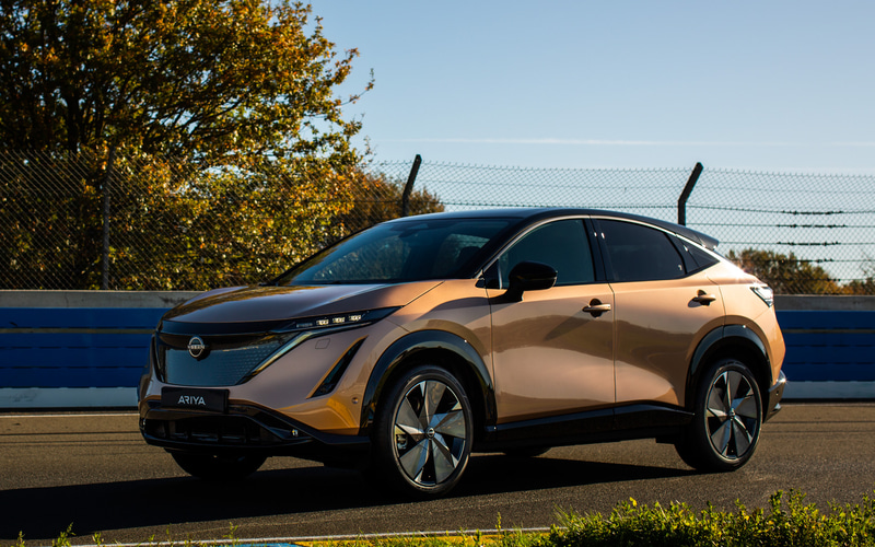 写真は今後、日本導入がアナウンスされている新型EV「アリア」