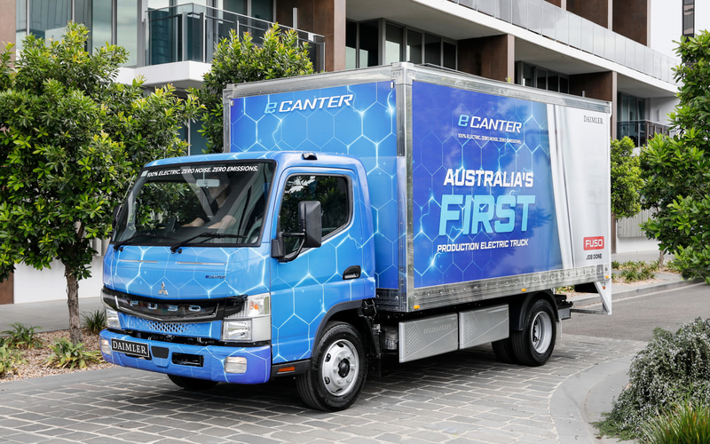 EV小型トラック「eキャンター」