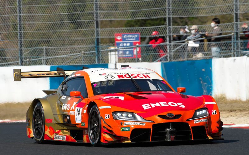 予選2位を獲得した14号車 ENEOS X PRIME GR Supra（大嶋和也/山下健太組、BS）